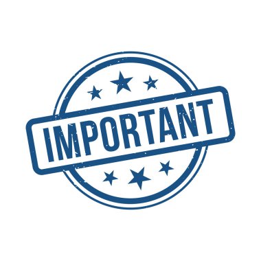 Önemli Pul, Önemli Grunge Yuvarlak İşareti