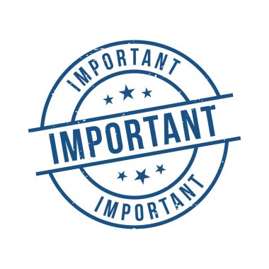 Önemli Pul, Önemli Grunge Yuvarlak İşareti