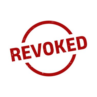 Revoked Stamp,Revoked Grunge Round Sign clipart