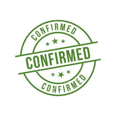 Onaylandı, onaylandı Grunge Yuvarlak İşareti