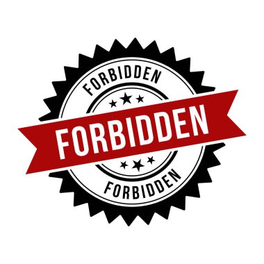 Yasak Damga, Kurdeleli Yasak Yuvarlak İşaret