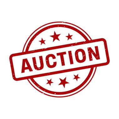 Açık Artırma Damgası, Açık Artırma Grunge Yuvarlak İşareti