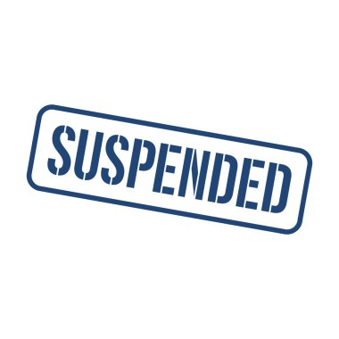 Suspended Stamp,Suspended Square Sign clipart