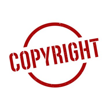 Telif Hakkı Damgası, Telif Hakkı Grunge Yuvarlak İşareti