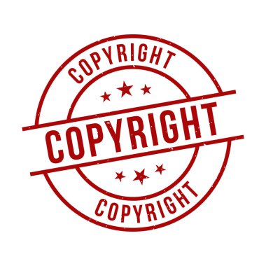Telif Hakkı Damgası, Telif Hakkı Grunge Yuvarlak İşareti