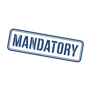 Zorunlu Damga, Zorunlu Kare İşareti