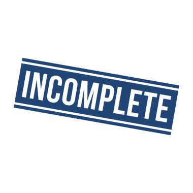 Tamamlanmamış Pul, Tamamlanmamış Kare İşareti