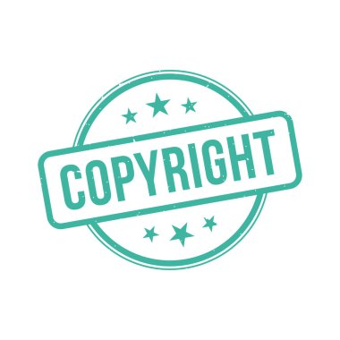 Telif Hakkı Damgası, Telif Hakkı Grunge Yuvarlak İşareti