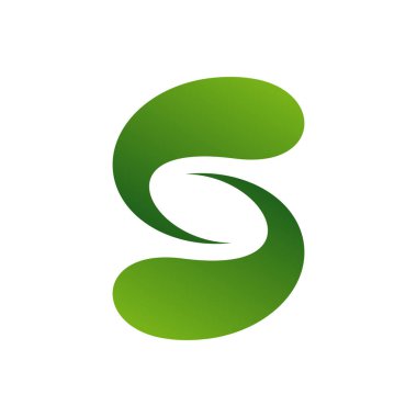 S Simgesi Vektör Logo Şablonu