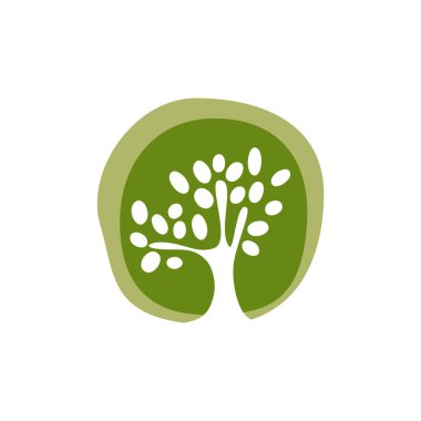 Soyut Ağaç Logosu Resim Tasarımı