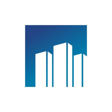 Mimari Bina Simge Vektörü Logo Şablonu