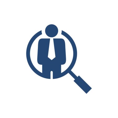 Büyüteç Bulma Logosu Çizim Tasarımı