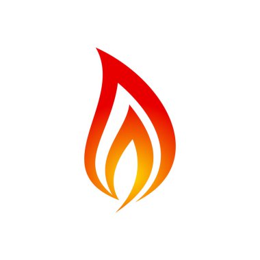 Simge Vektör Logo Şablonu Çizim Tasarımı 'nı Ateşle