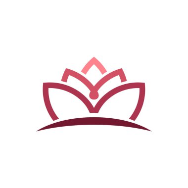 Blossom Lily Lotus Flower Logo Template Illustration Design