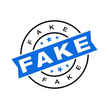 Sahte Harf Kauçuk Damga Vektör Şablonu