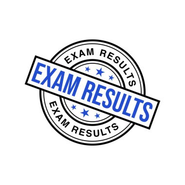 Sınav Sonuçları Harf Kauçuk Damga Şablonu