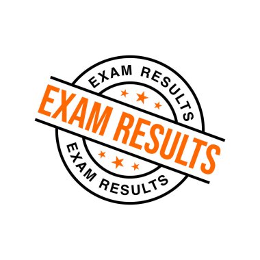 Sınav Sonuçları Harf Kauçuk Damga Şablonu