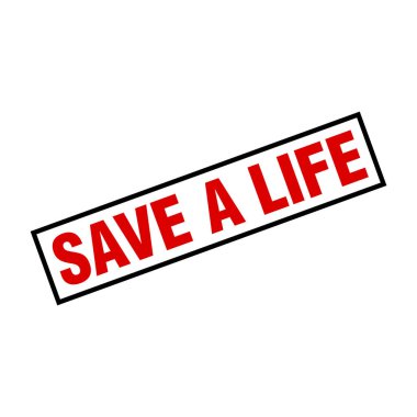 Bir Hayat Harfi Kauçuk Damga Şablonunu Kaydet