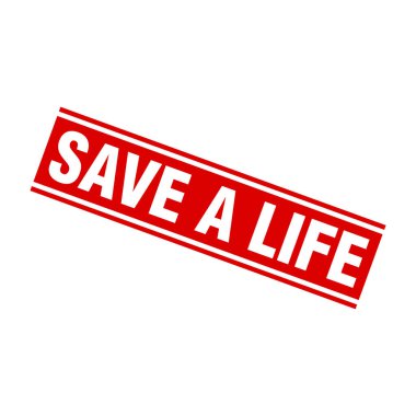 Bir Hayat Harfi Kauçuk Damga Şablonunu Kaydet