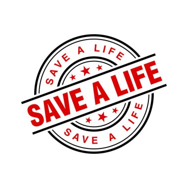 Bir Hayat Harfi Kauçuk Damga Şablonunu Kaydet