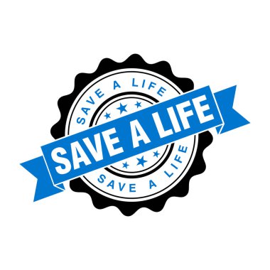 Bir Hayat Harfi Kauçuk Damga Şablonunu Kaydet