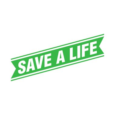 Bir Hayat Harfi Kauçuk Damga Şablonunu Kaydet