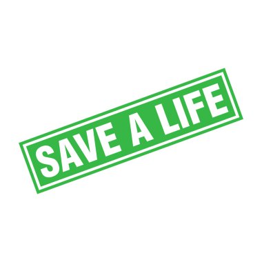 Bir Hayat Harfi Kauçuk Damga Şablonunu Kaydet