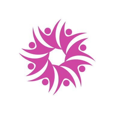 İnsan figürü çiçek süsleme şablonu