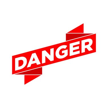 Tehlike Harfi Lastik Damga Şablonu Tasarımı