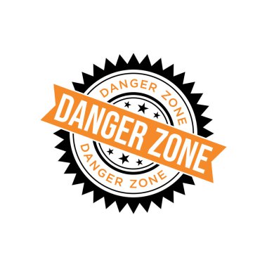 Tehlike Bölgesi Kauçuk Damga Şablonu Tasarımı