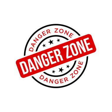 Tehlike Bölgesi Kauçuk Damga Şablonu Tasarımı