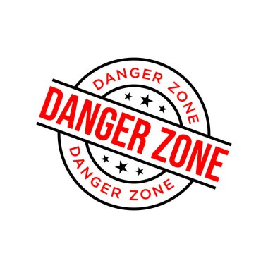 Tehlike Bölgesi Kauçuk Damga Şablonu Tasarımı