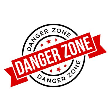 Tehlike Bölgesi Kauçuk Damga Şablonu Tasarımı