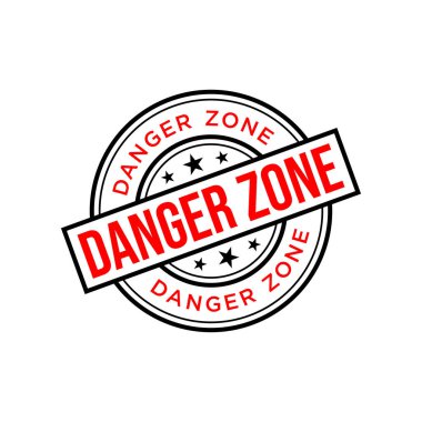 Tehlike Bölgesi Kauçuk Damga Şablonu Tasarımı