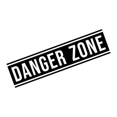 Tehlike Bölgesi Kauçuk Damga Şablonu Tasarımı