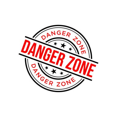 Tehlike Bölgesi Kauçuk Damga Şablonu Tasarımı