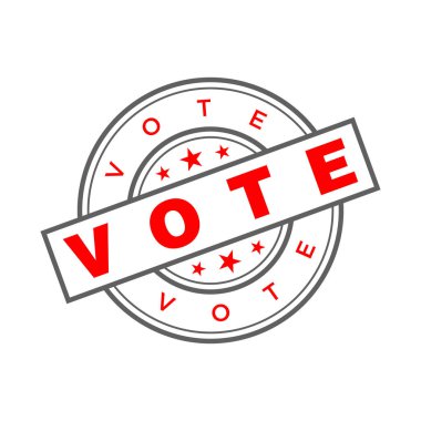 Oylama Harfi Lastik Damga Şablonu Tasarımı