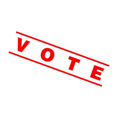 Oylama Harfi Lastik Damga Şablonu Tasarımı