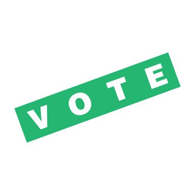 Oylama Harfi Lastik Damga Şablonu Tasarımı