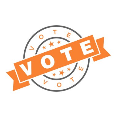 Oylama Harfi Lastik Damga Şablonu Tasarımı