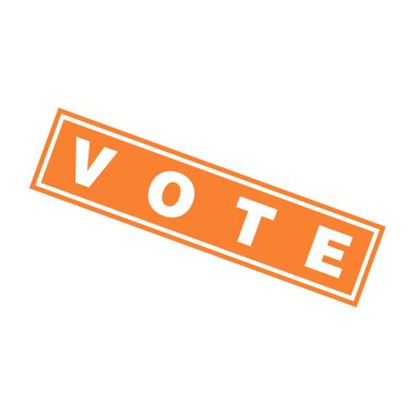 Oylama Harfi Lastik Damga Şablonu Tasarımı