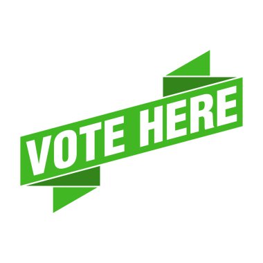 Burada Oy Harf Kauçuk Damga Şablonu Tasarımı