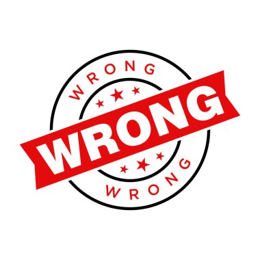 Yanlış Harf Lastik Damga Şablonu Tasarımı