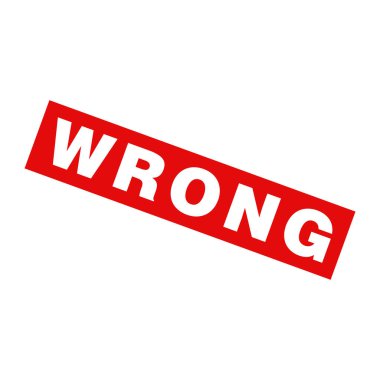 Yanlış Harf Lastik Damga Şablonu Tasarımı