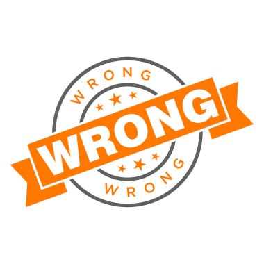 Yanlış Harf Lastik Damga Şablonu Tasarımı