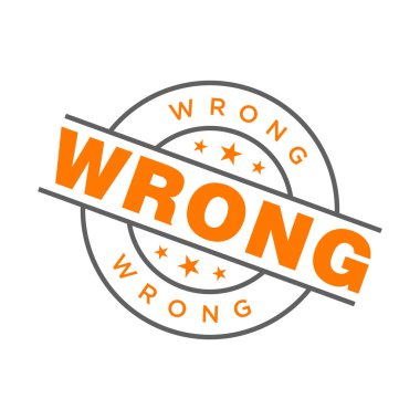 Yanlış Harf Lastik Damga Şablonu Tasarımı