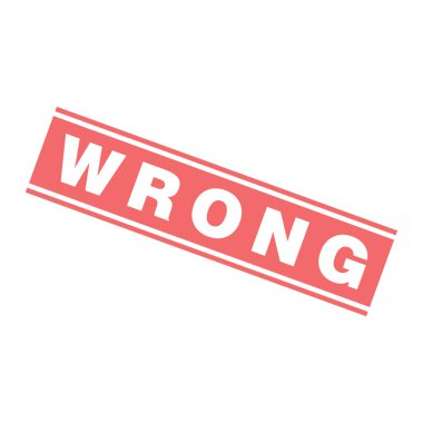 Yanlış Harf Lastik Damga Şablonu Tasarımı