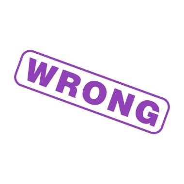 Yanlış Harf Lastik Damga Şablonu Tasarımı