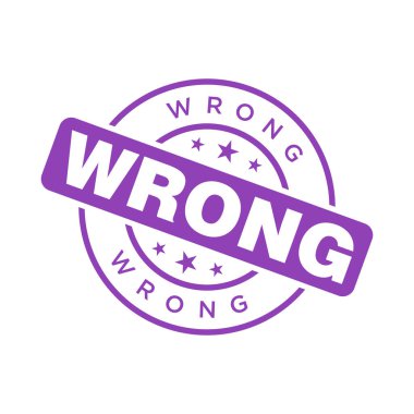 Yanlış Harf Lastik Damga Şablonu Tasarımı