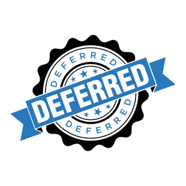 Ertelenmiş Harf Lastik Damga Şablonu Tasarımı